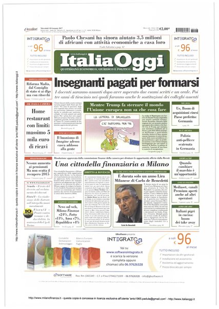 Italia oggi : quotidiano di economia finanza e politica